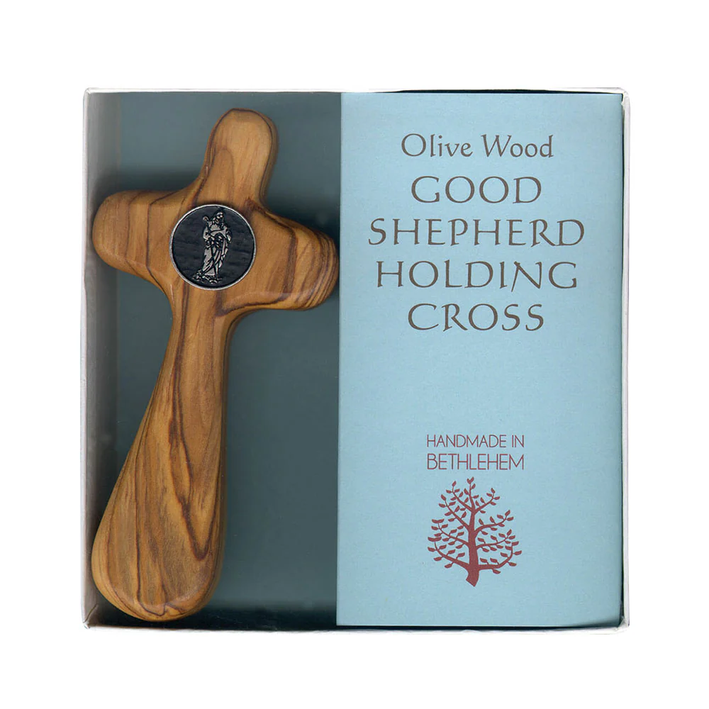 Olive Wood Holding Crosses & Keepsakes